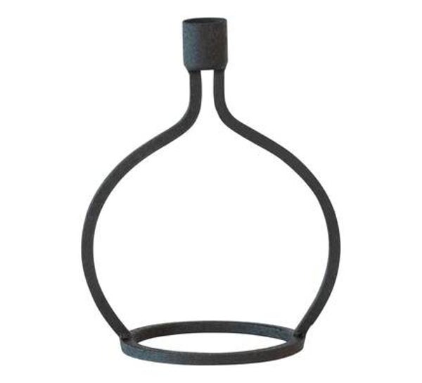 Kandelaar zwart frame