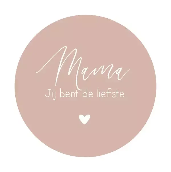 Onderzetter Mama jij bent de liefste