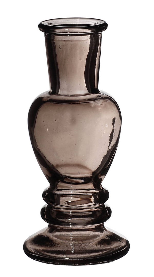 Venice kaars vaasje grijs