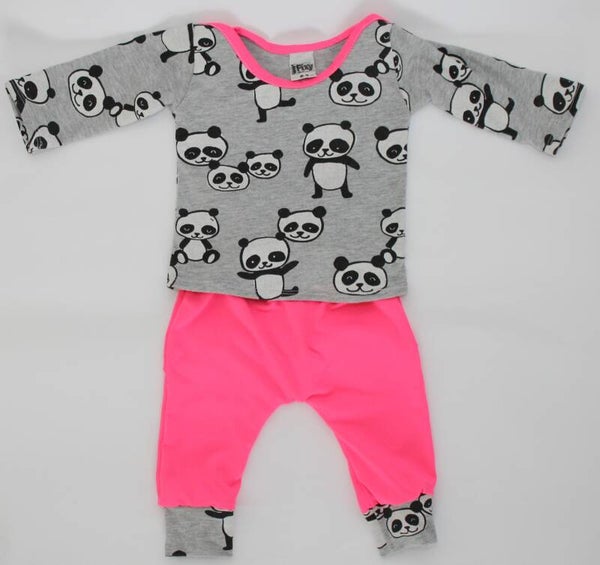 Baby setje Rose met panda, M62