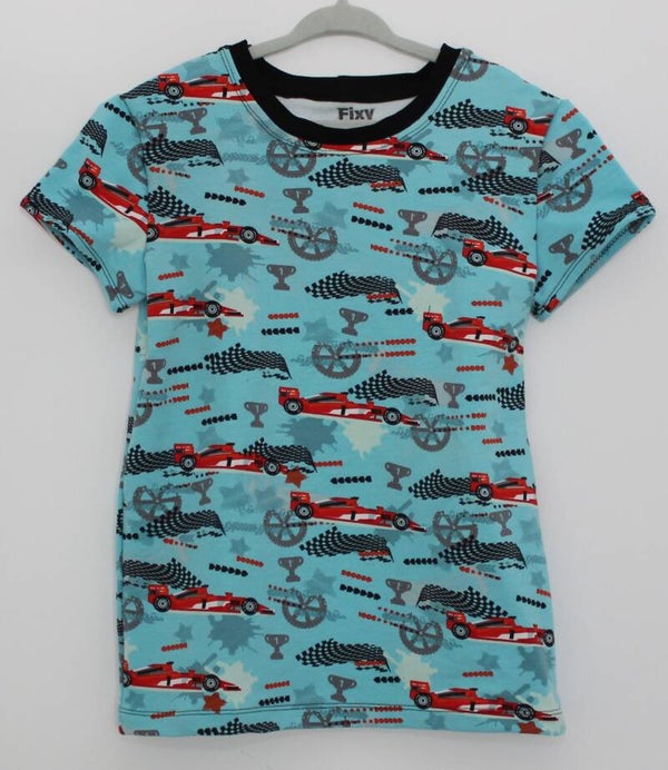 Shirt met race auto's M122/128