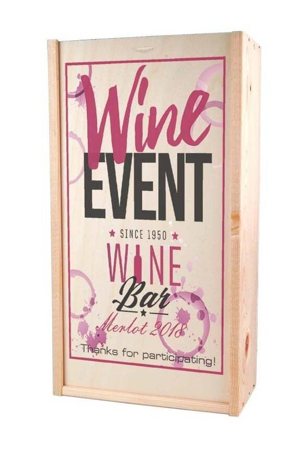 Traditionele Wijnkist – Een stijlvol en tijdloos cadeau 🍷 Geschikt voor 1 of 2 flessen