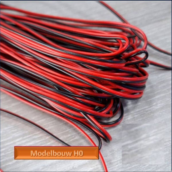 aansluitkabel rails treinbaan 0,14 qmm 5 meter