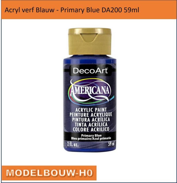 Acryl verf Blauw - Primary Blue DA200 59ml