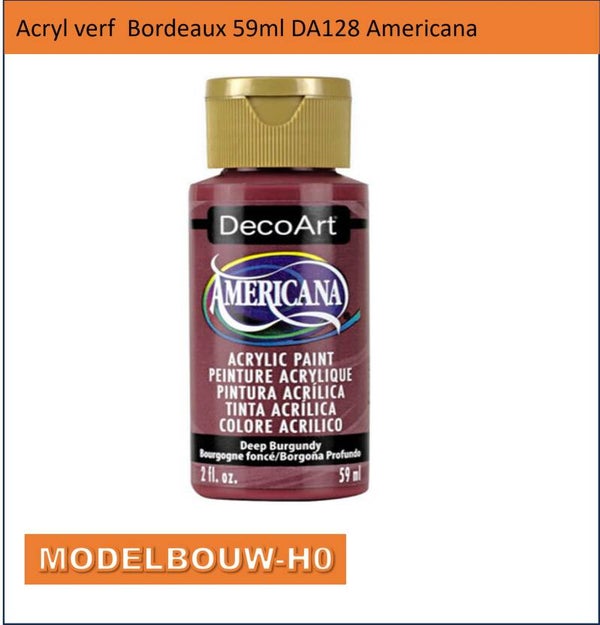 Acryl verf Bordeaux 59ml DA128 Americana
