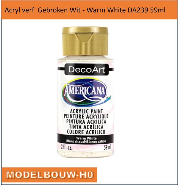Acryl verf  Gebroken Wit - Warm White DA239 59ml