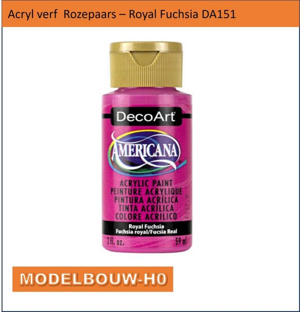 Acryl verf  Rozepaars – Royal Fuchsia DA151