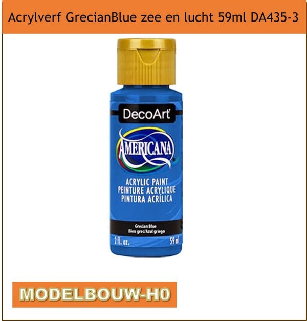Acrylverf GrecianBlue zee en lucht 59ml DA434-3