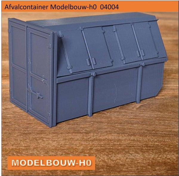 Afvalcontainer Modelbouw-h0  04004
