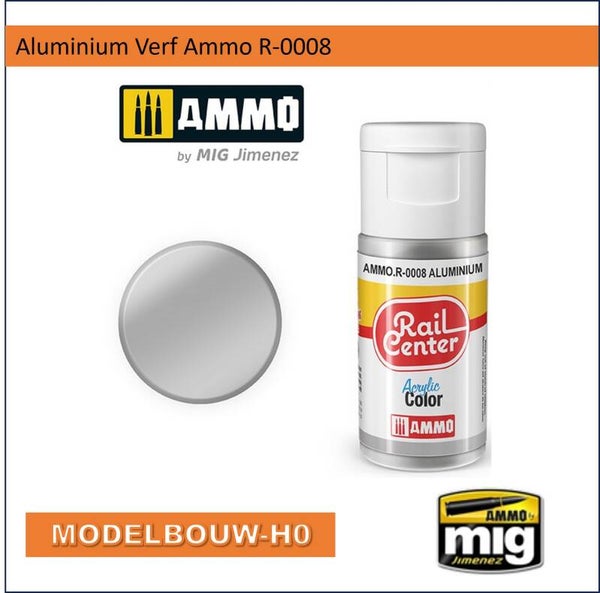 Aluminium verf Ammo R-0008 Red  Rail Center
