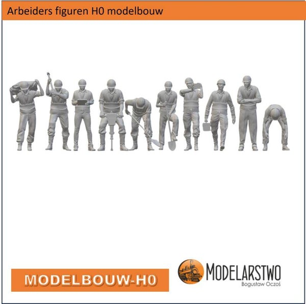 Arbeiders H0 modelbouw