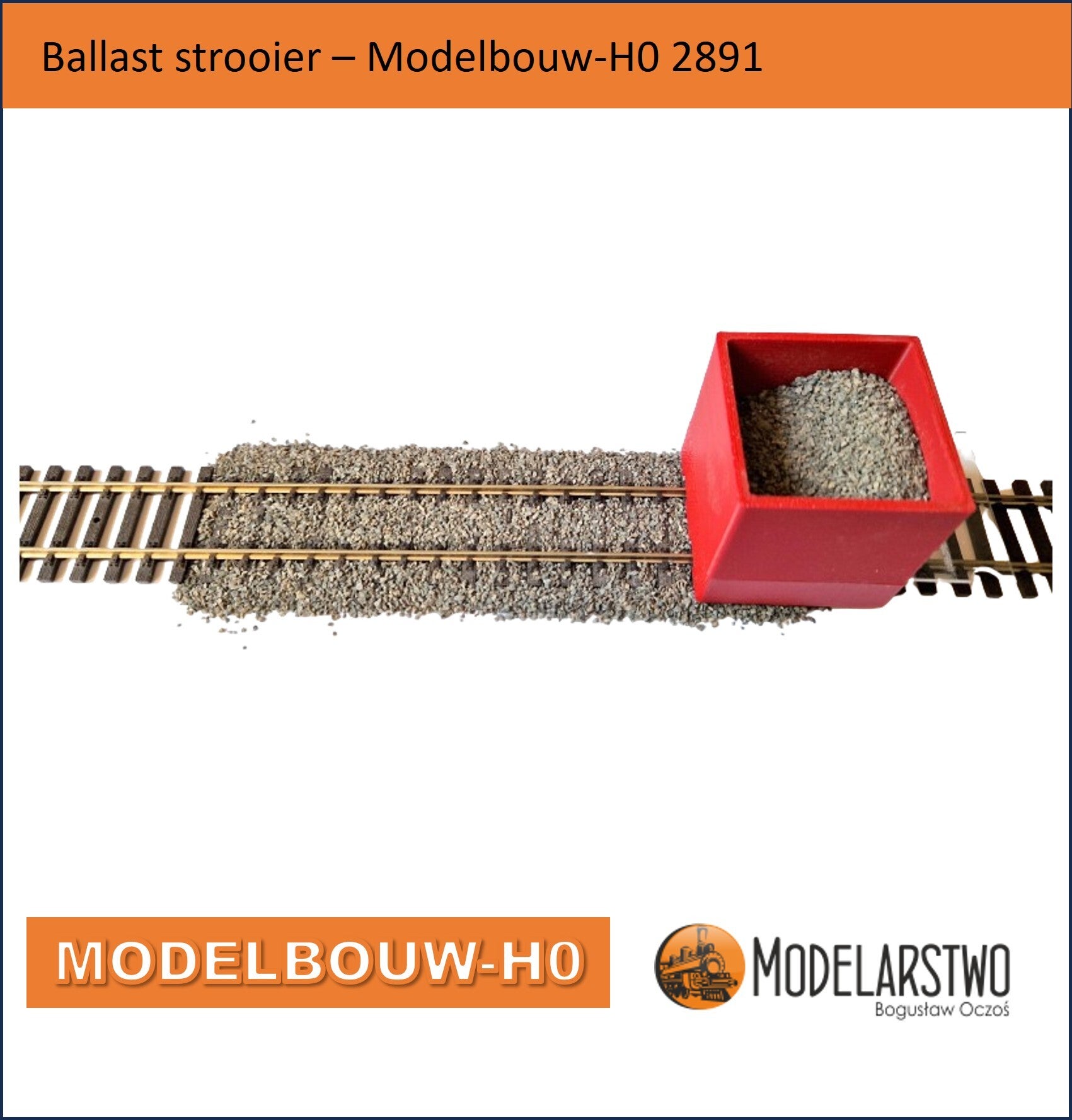 Ballast railvuller H0 spoorbaan  2891