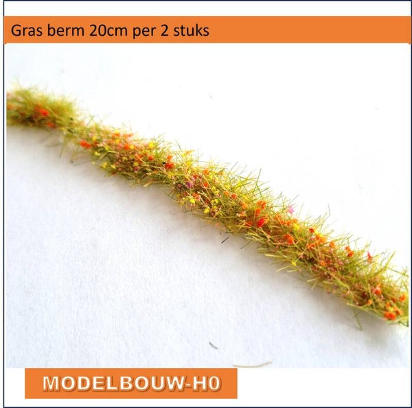 Bloemen border handgemaakt 20cm 2stuks