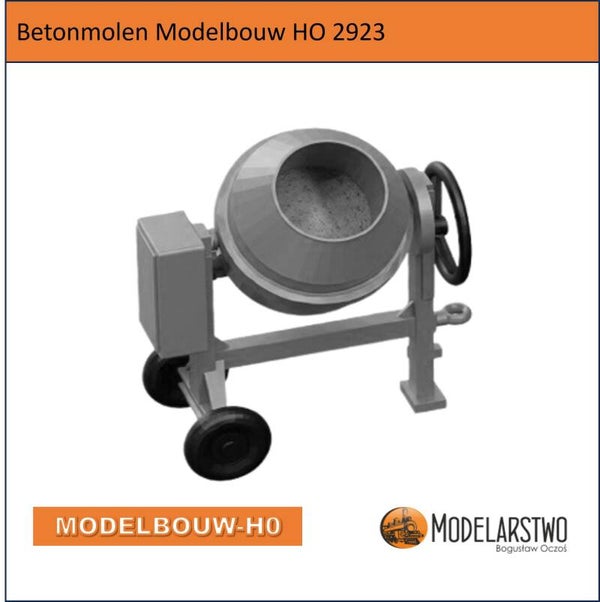 Betonmolen Modelbouw HO 3d geprinte fotopolymeerhars 2923