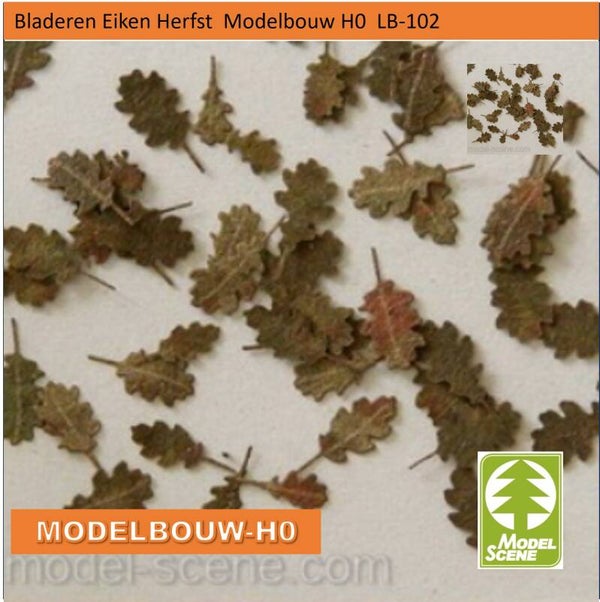Bladeren Eiken Herfst  Modelbouw H0  LB-102