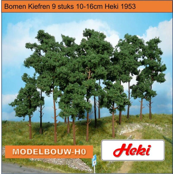 Bomen Kiefren 9 stuks 10-16cm Heki 1953