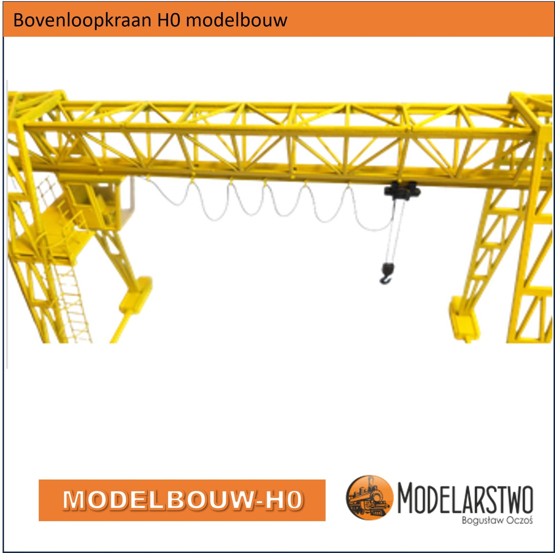 Bovenloopkraan -  H0 Bouwpakket 1130