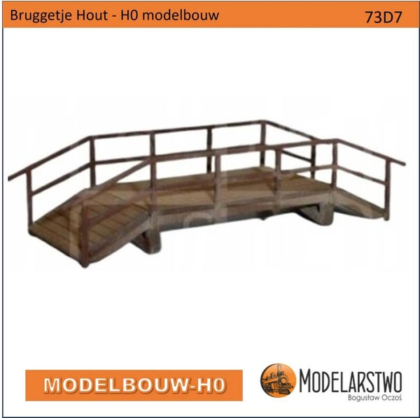 Houten Brug Modelbouw H0 2375