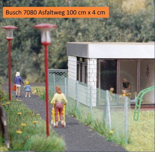 Busch 7080 Asfaltweg 100 cm x 4 cm