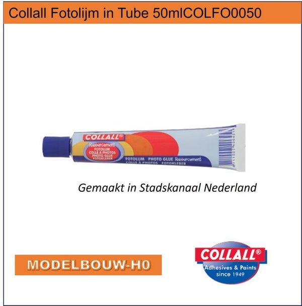 Collall Fotolijm in Tube – 50ml  uniek in toepassing COLFO0050