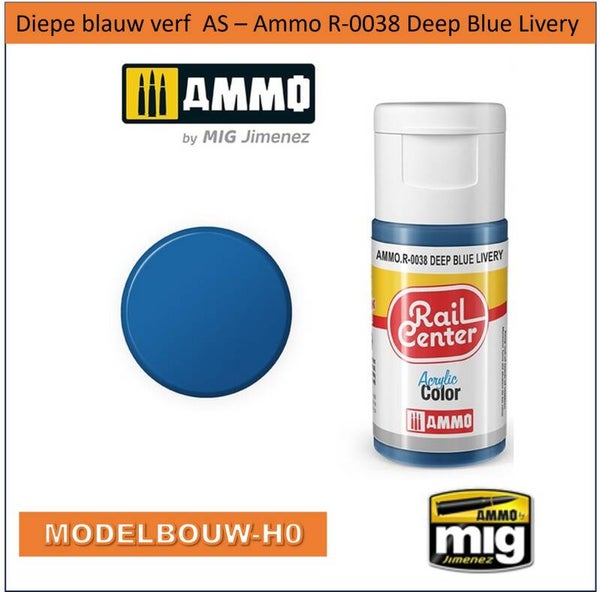 Diepe blauw verf – Ammo R-0038 Deep Blue Livery