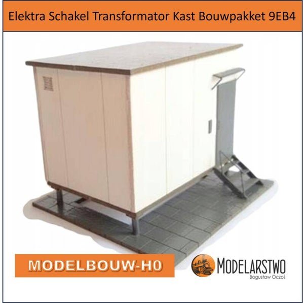 Elektra Schakel Transformator Kast  H0 Bouwpakket 9EB4-2