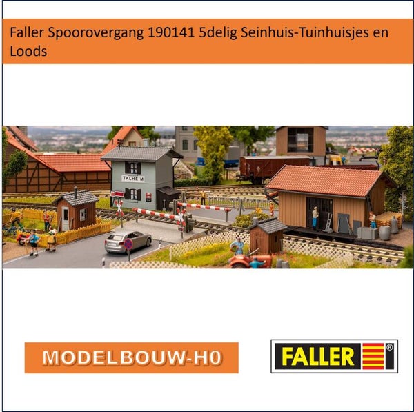 Spoorwegovergang  4-delig 190141 Bouwpakket Faller