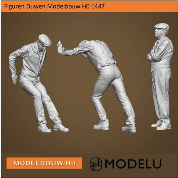 Figuren Duwen Modelbouw H0 1447