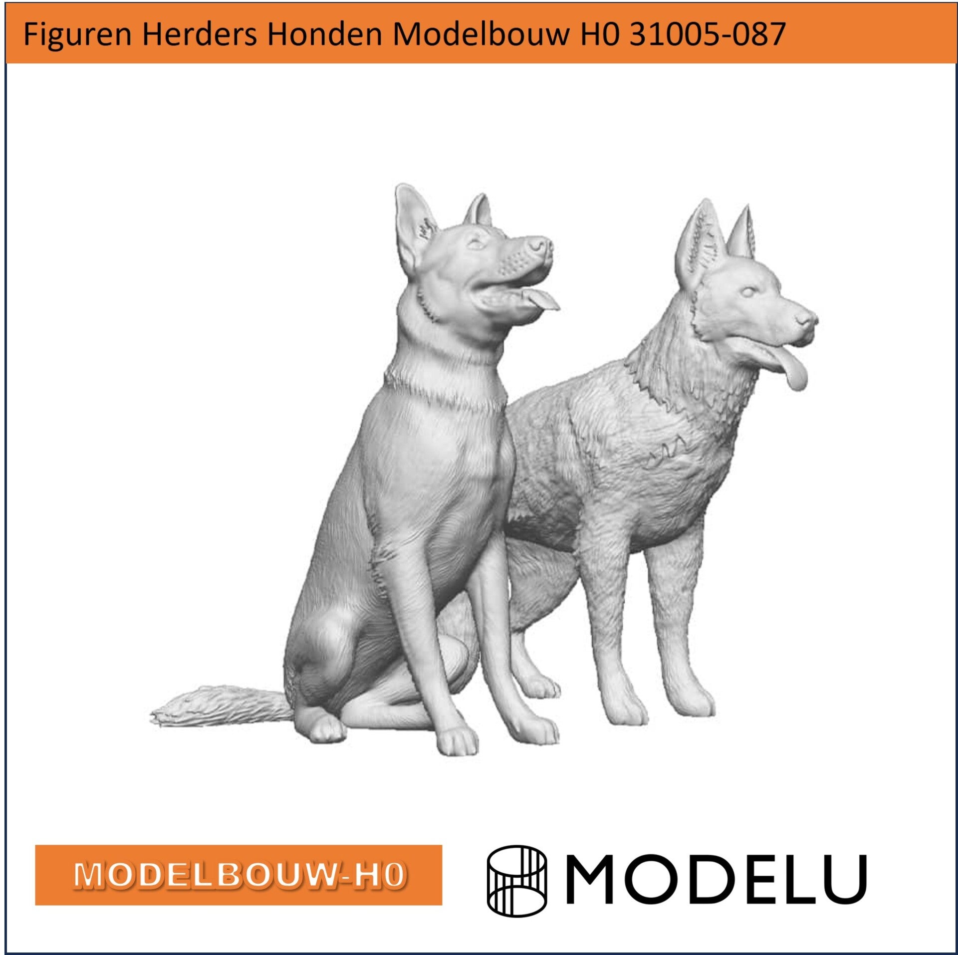Figuren Herders Honden Modelbouw H0 31005-087