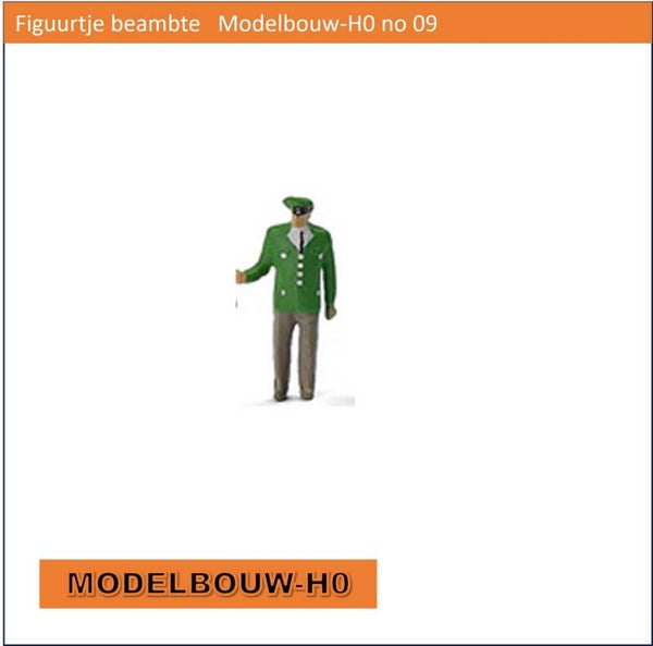 Figuurtje beambte Modelbouw-H0 no 09