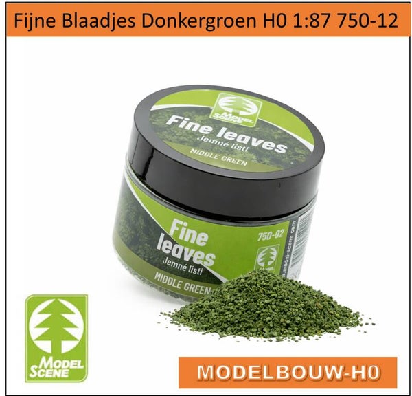 Fijne Blaadjes – Donkergroen 1:87 H0 Modelscene 750-12