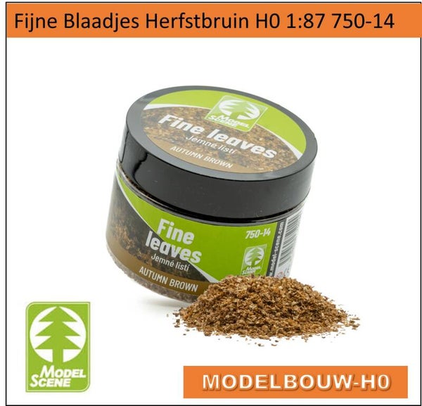 Fijne Blaadjes –Herfstbruin (Autumn Brown)  H0 1:87 Modelscene 750-14