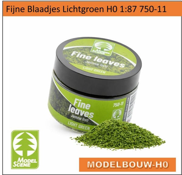 Fijne Blaadjes – Lichtgroen 1:87 H0 Modelscene 750-11