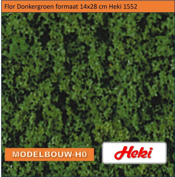 Flor Donkergroen formaat 14x28 cm Heki 1552