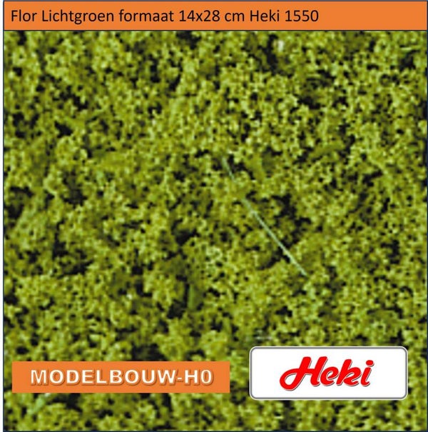 Flor Lichtgroen formaat 14x28 cm Heki 1550