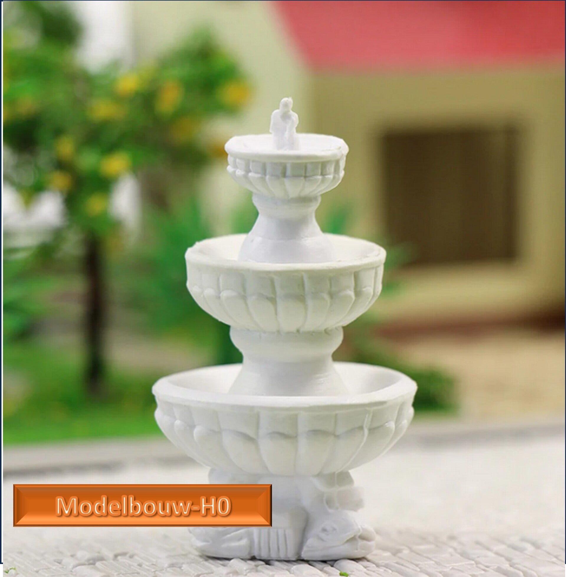 Fontein wit 5,5 cm hoog