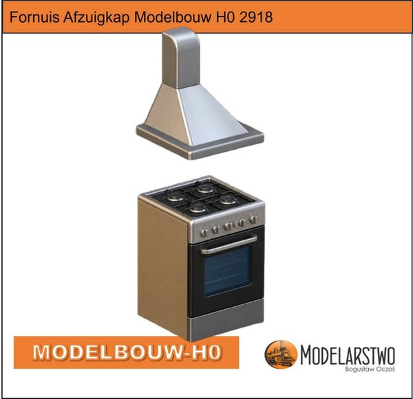 Fornuis Afzuigkap Modelbouw H0 2918