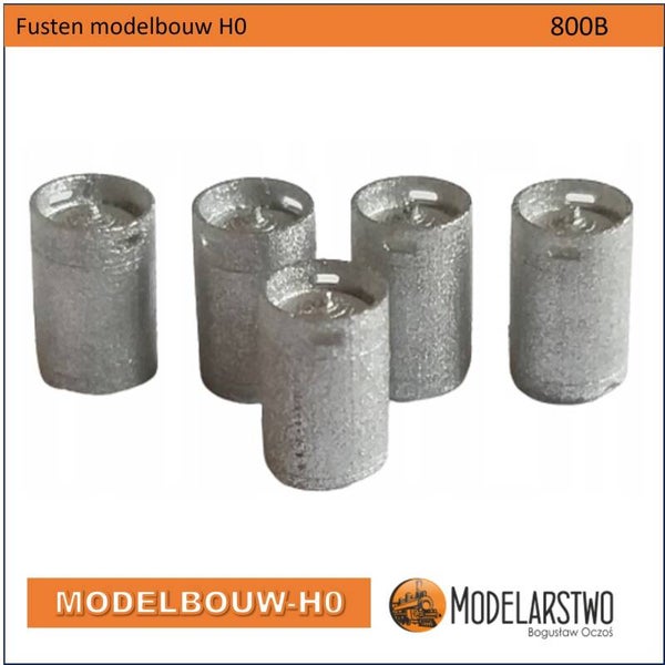 Fusten 5 stuks  Modelbouw H0 800B