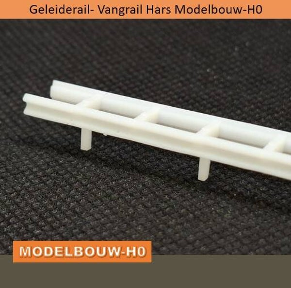 Geleiderail- Vangrail Hars Modelbouw-H0