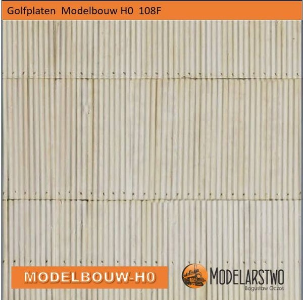 Golfplaten paneel  Modelbouw H0