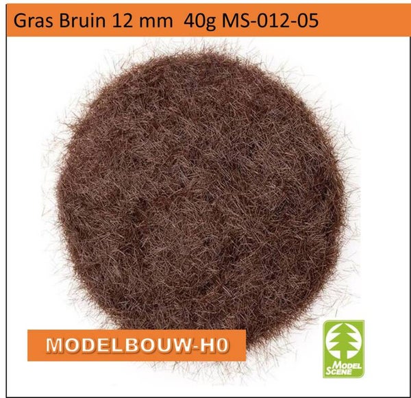 Gras Bruin 12 mm  40g MS-012-05