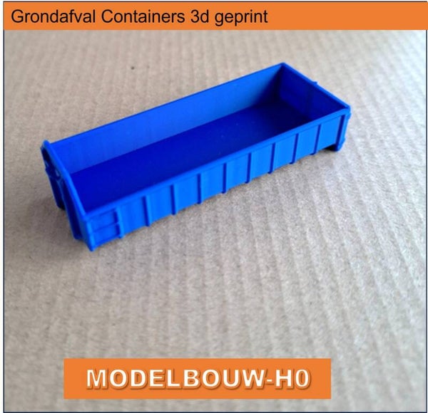 Grondafval Container 3d geprint
