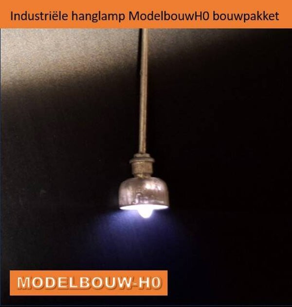 Industriële Hanglamp met LED Modelbouw H0 2714