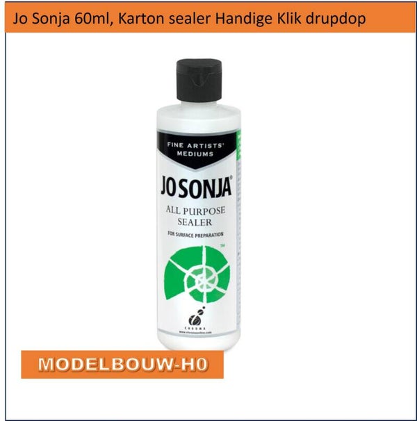 Jo Sonja 60ml, All purpose sealer -60ml Handige Klik drupdop