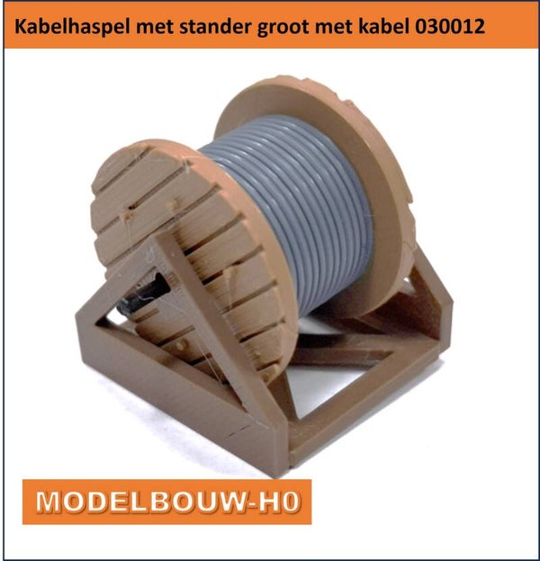 Kabelhaspel met kabel op stander in kleur  030012
