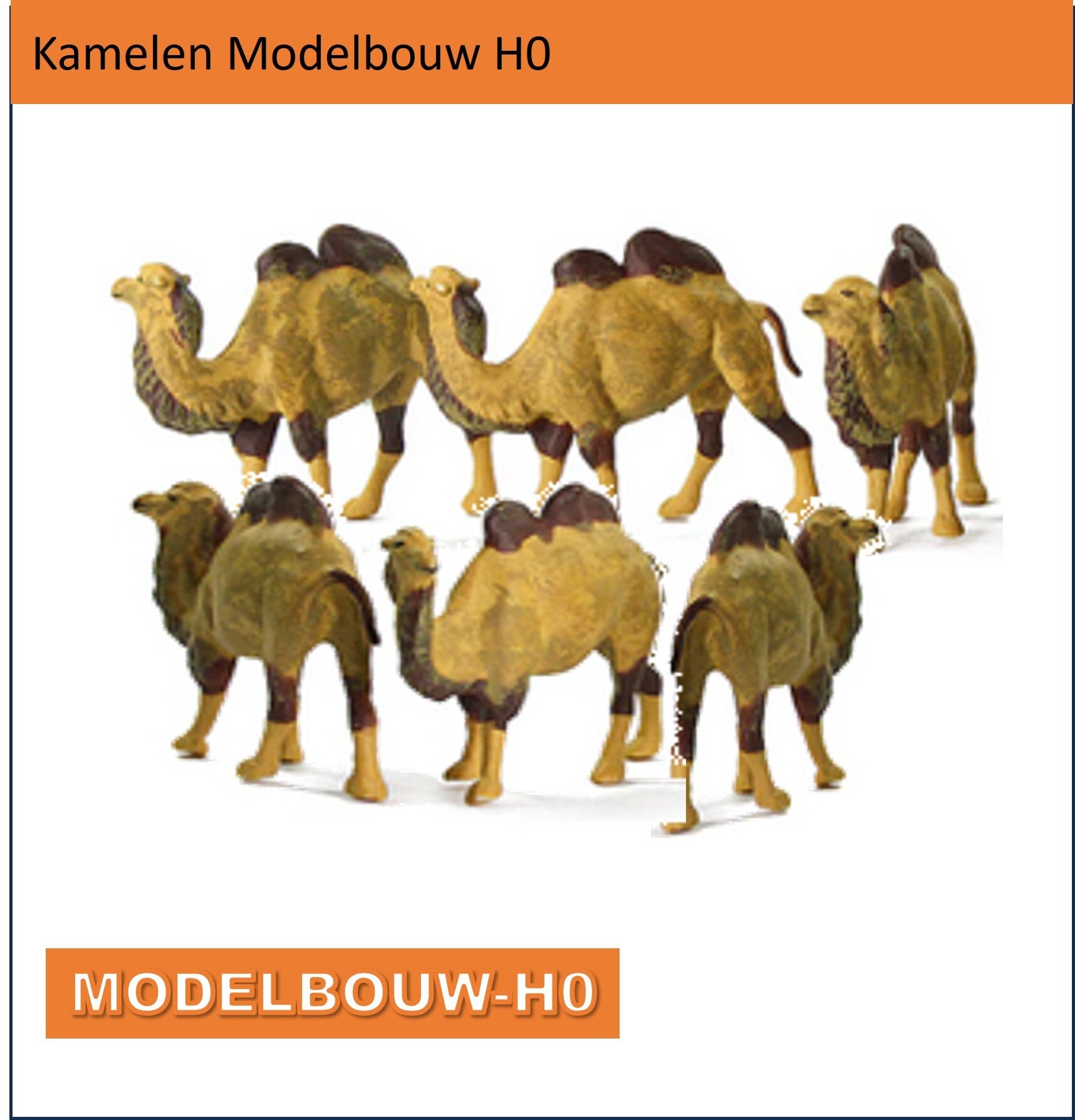 Kamelen  per 6 stuks Modelbouw H0