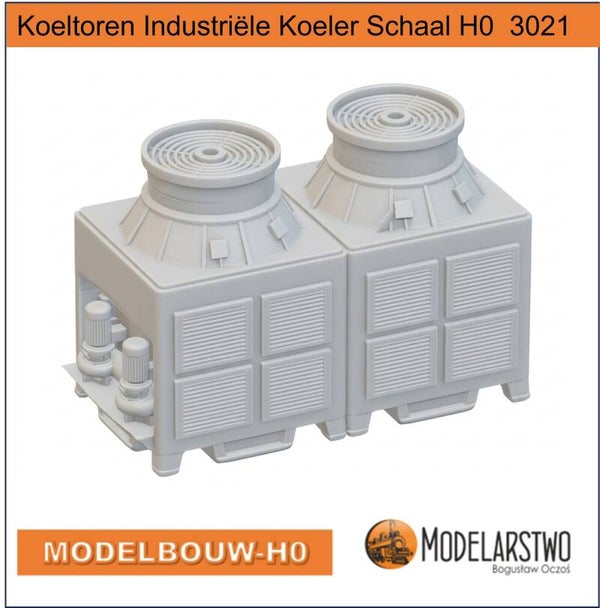 Koeltoren / Industriële Koeler – Schaal H0 3021