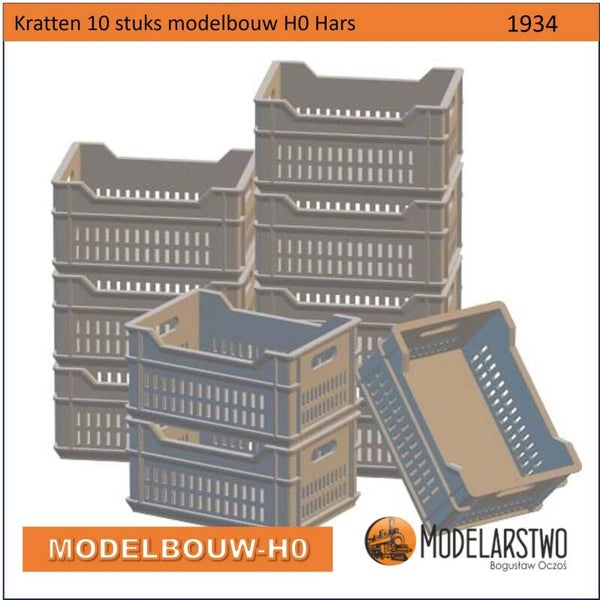 Kratten plastic Modelbouw H0 1934