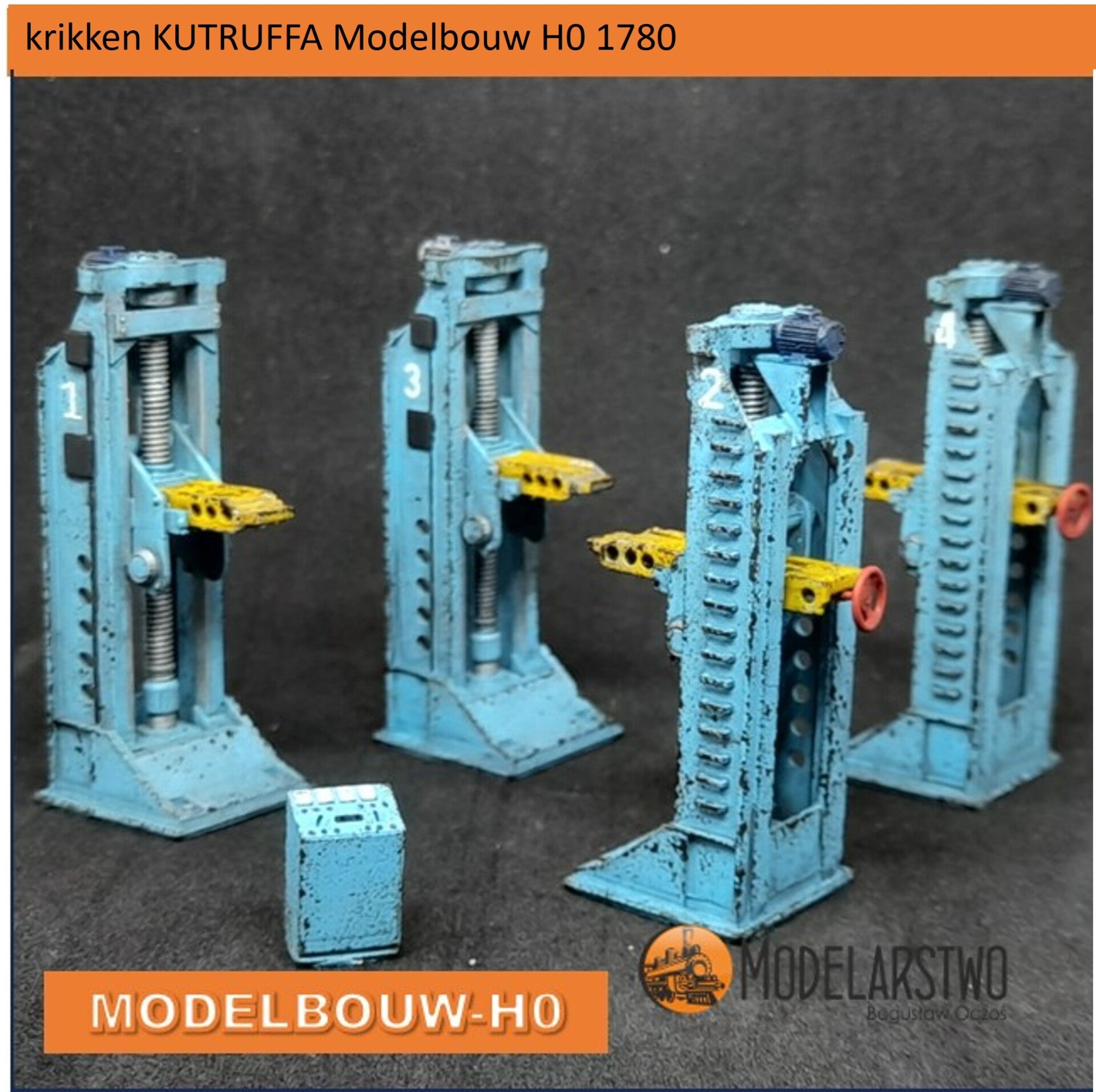 krikken locomotief of wagons van KUTRUFFA Modelbouw H0 1780