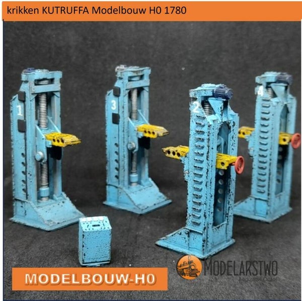 krikken locomotief of wagons van KUTRUFFA Modelbouw H0 1780
